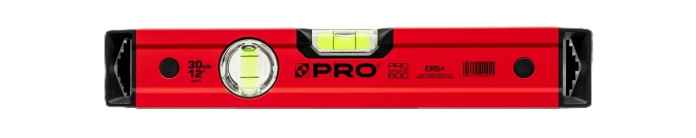 Poziomnica PRO-A1030 posiada system ERS+ dla łatwego i precyzyjnego odczytu libelli.